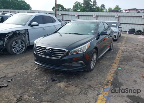 2015 Hyundai Sonata Limited z USA, uszkodzony, nr VIN 5NPE34AF5FH072475
